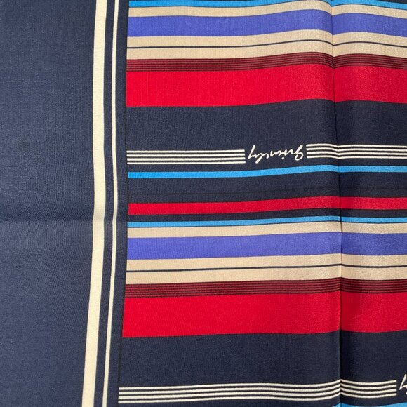 Givenchy Vintage Silk Scarf – Striped Signature Design - Picture 10 of 11